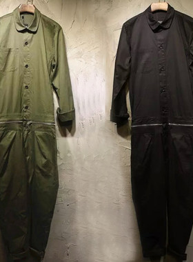 原创新款潮男大码修身潮拍连体衣