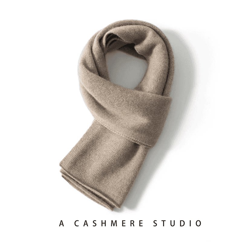 PS99秋冬温柔羊绒优雅女围巾保暖韩版百搭小围脖多色护颈防寒披肩