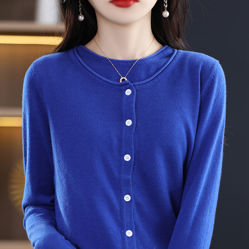 SET2173四季可穿女士精纺羊毛两件套小衫,背心+外套洋气百搭时尚