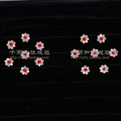 水钻小花帽子边水钻帽扣子帽链子单颗泡子1颗