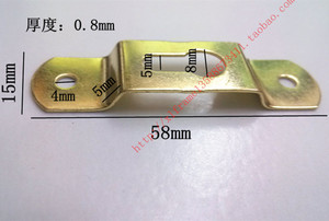 相框墙挂无痕钉隐形挂钩葫芦孔双眼扣 装饰画配件金色小暗挂500个
