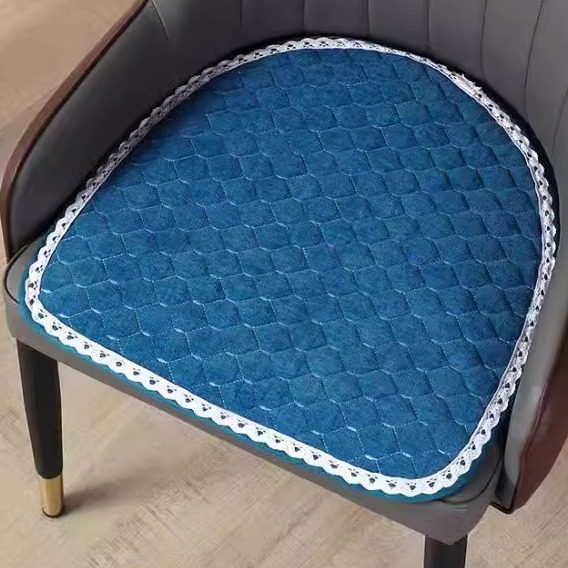 北欧马蹄餐椅坐垫四季通用餐桌座垫椅子垫家用防滑餐椅垫屁垫垫子