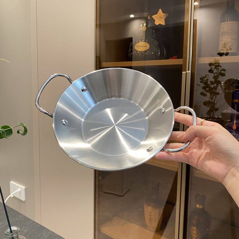 轻巧顺手 304不锈钢海鲜盘家用火锅干锅煎锅小龙虾盘电磁炉明火,厨房/烹饪用具,煎锅/平底锅,淘宝优惠券,粉丝福利购,淘宝优惠卷