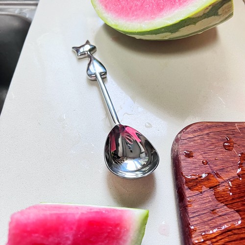 304不锈钢餐勺挖球器可爱喝汤勺