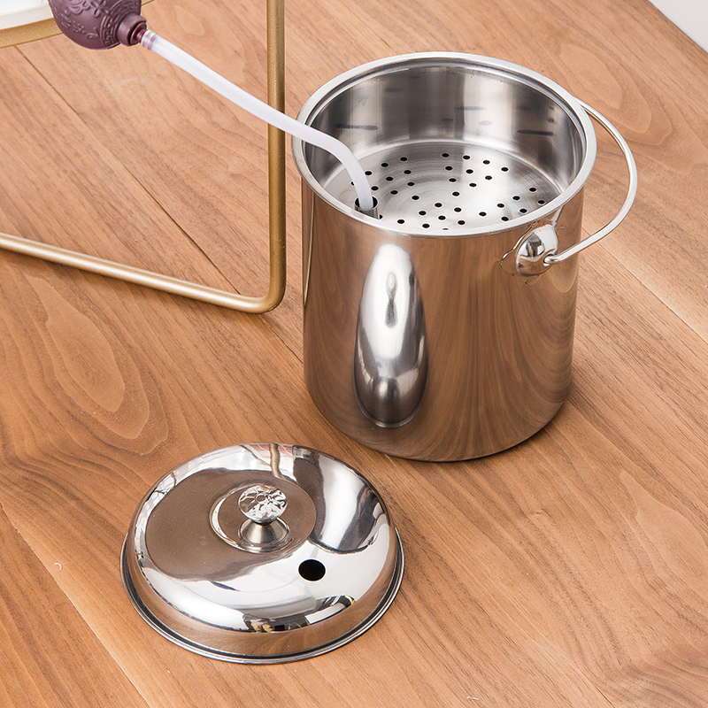 不锈钢茶水桶废水桶茶台专用水桶大容量茶渣桶排水桶功夫茶具垃圾