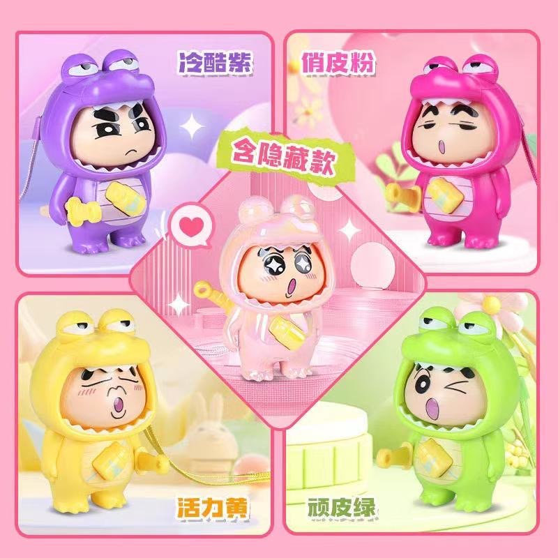 正版授权小新变脸盲盒玩具礼物