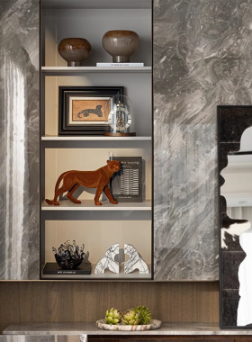 现代简约玻璃花器装饰品