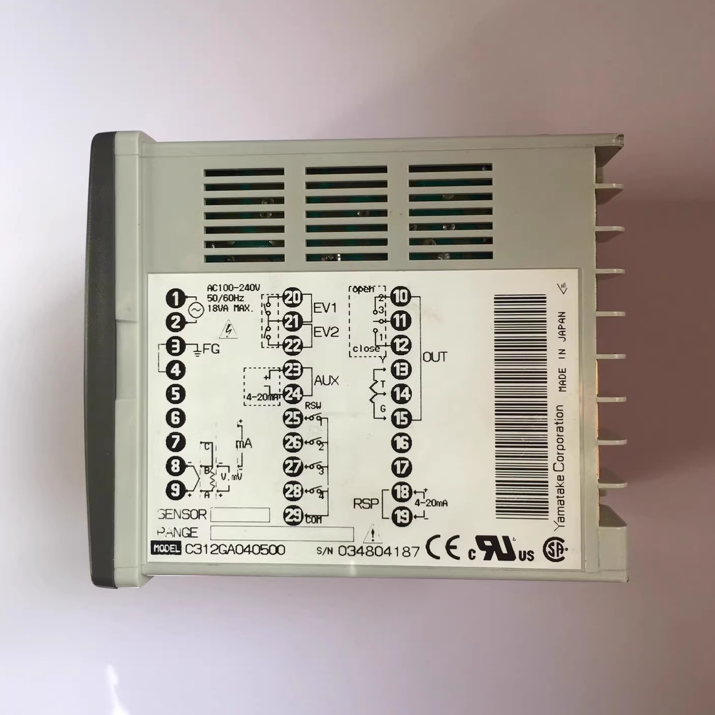 YAMATAKE SDC31 C312GA040500