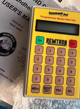 PROGRAMMER MODEL RAC16A COMMAND PRO REMTRON 控制器