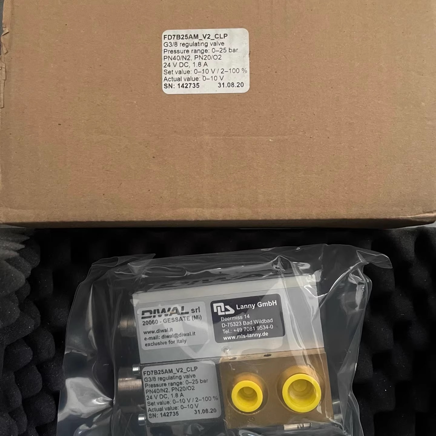 Lanny GmbH 比例阀 DIWAL FD7B25AM_CLP