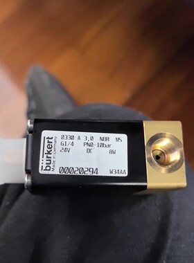 0330A 3.0 burkert宝德 电磁阀 00020294