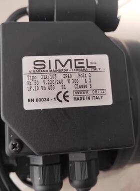 31A/105 SIMEL电机 功率W300