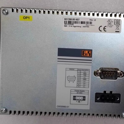 EPC60 4B1260.00-K07 阿法拉伐 分油机面板