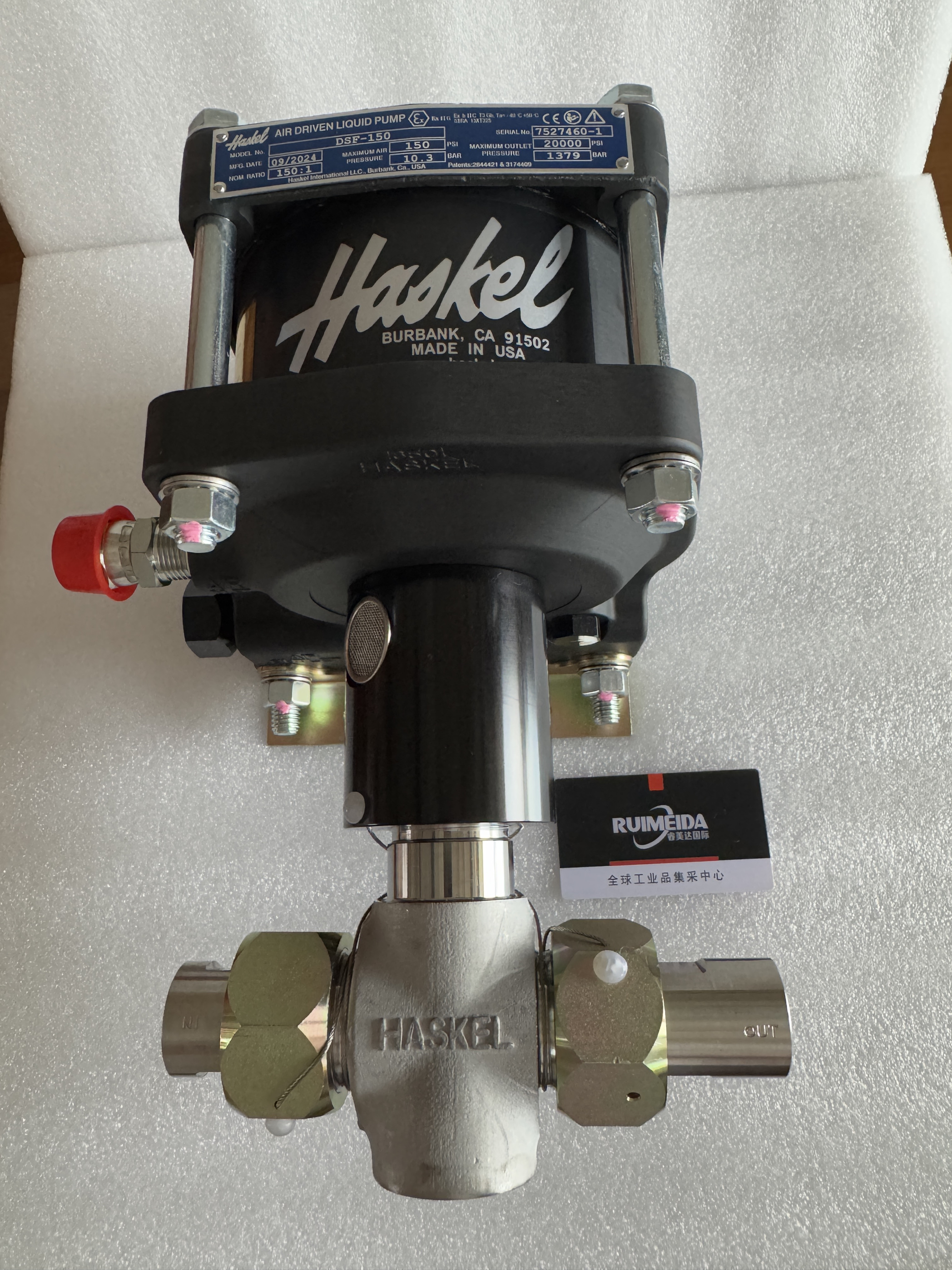增压泵 美国Haskel 59025 全新原装进口正品现货