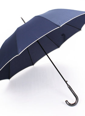正品海螺直杆十骨加大包边晴雨伞