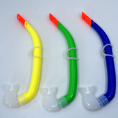 游泳浮潜呼吸管侧面湿式 硅胶咬嘴自由泳训练换气成人儿童卡扣配件