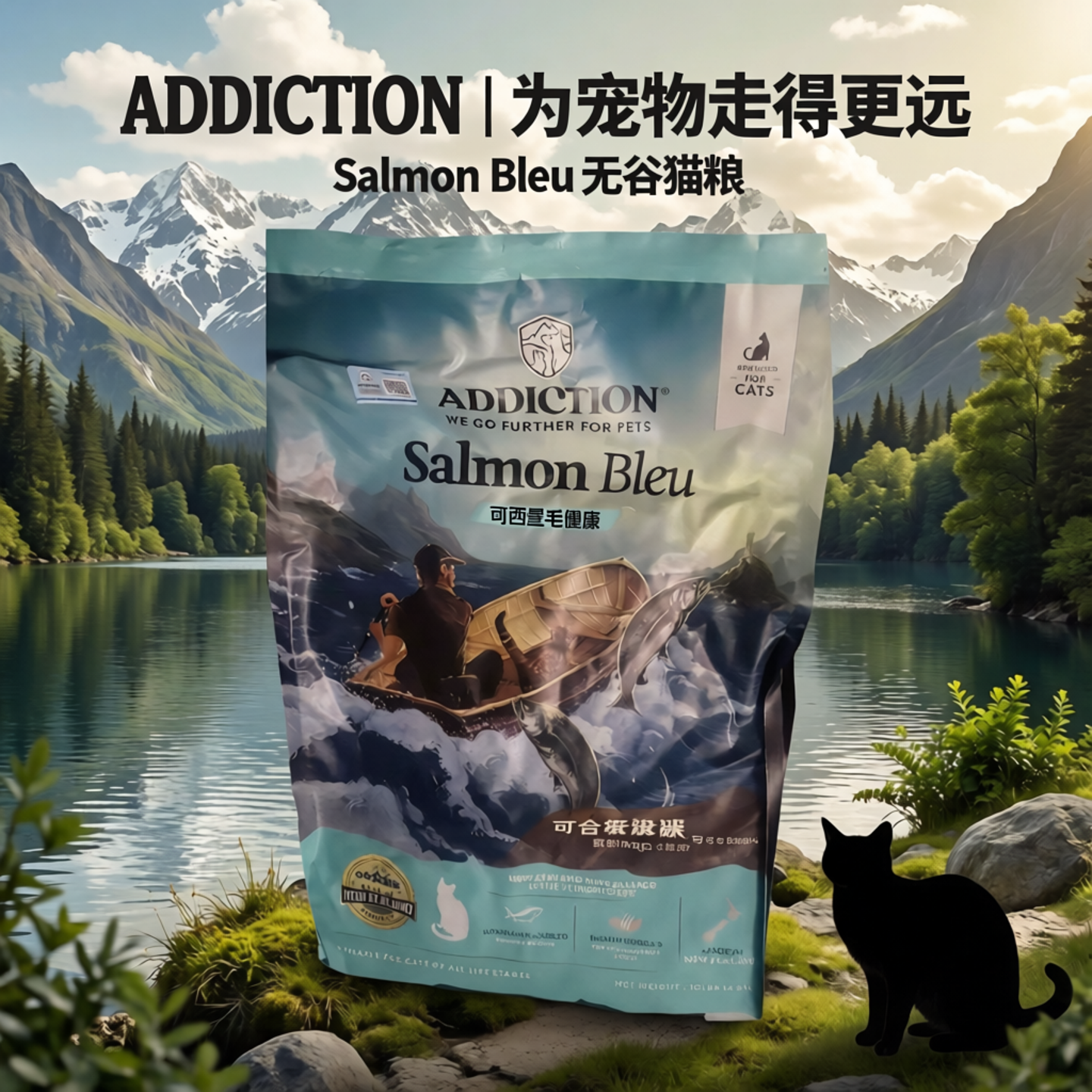 爱德胜猫粮新西兰ADD无谷鹿肉家禽鱼肉1.8KG牛磺酸低敏防软便猫粮