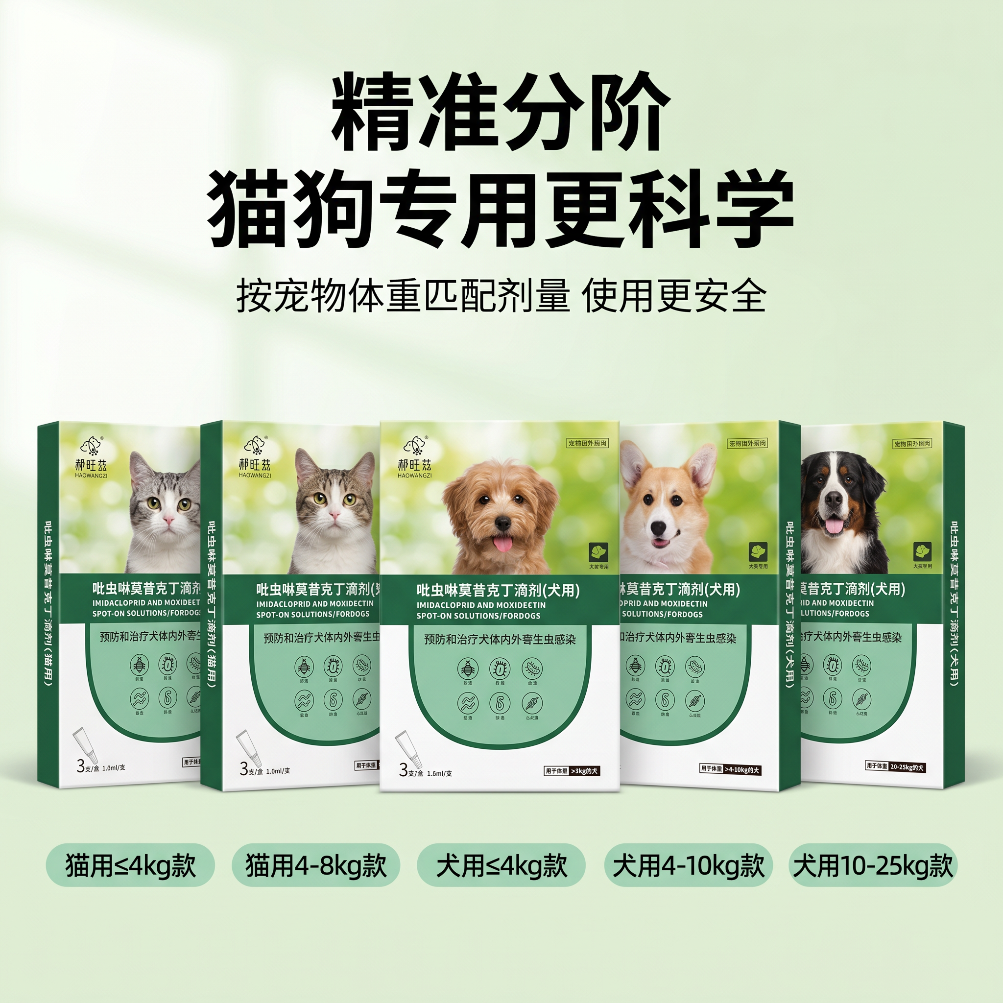 郝旺兹犬外用滴剂内外同驱