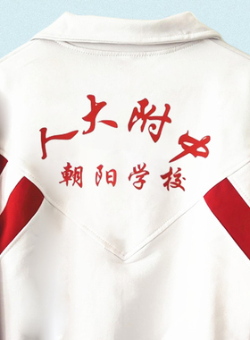 春秋款纯棉人大附中朝阳学校上衣同款校服加绒长裤冬季加绒款校裤