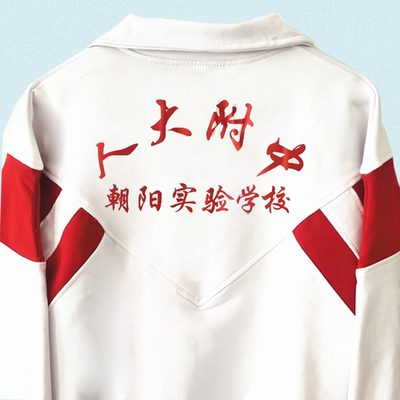 春秋纯棉人大附中朝阳实验学校上衣校服加绒长裤冬季加绒款校裤