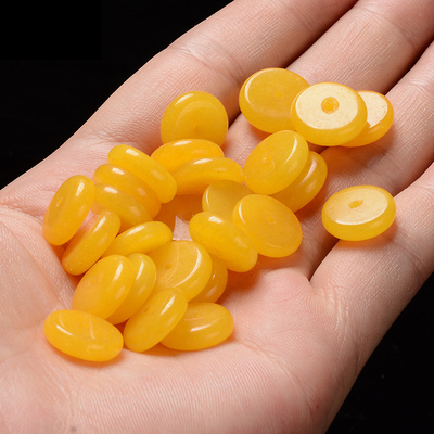 黄玉髓隔片隔珠diy手工佛珠饰品手串配珠小金刚108星月菩提配饰