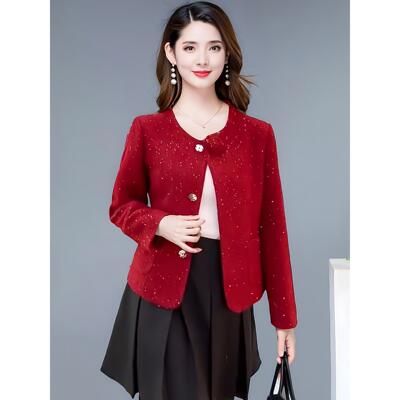 通勤2026香风外套休闲上衣小时尚短款春季女高级新款轻奢妈妈感