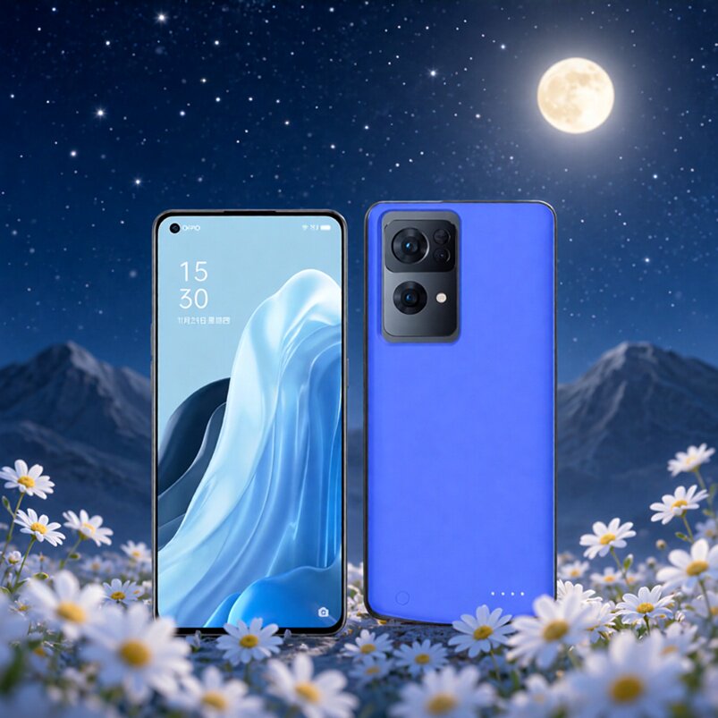 适用oppo Reno7背夹式充电宝Reno7pro背夹电池薄reno7电源