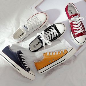 韩版2019新款低帮百搭帆布鞋