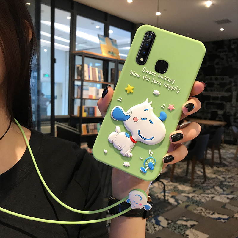 限9000张券网红小狗vivoz5女款z5硅胶z3手机壳