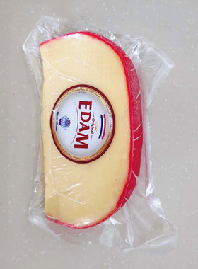 荷兰进口 伊顿干酪210g红波奶酪原制芝士块原装Dutch Edam cheese