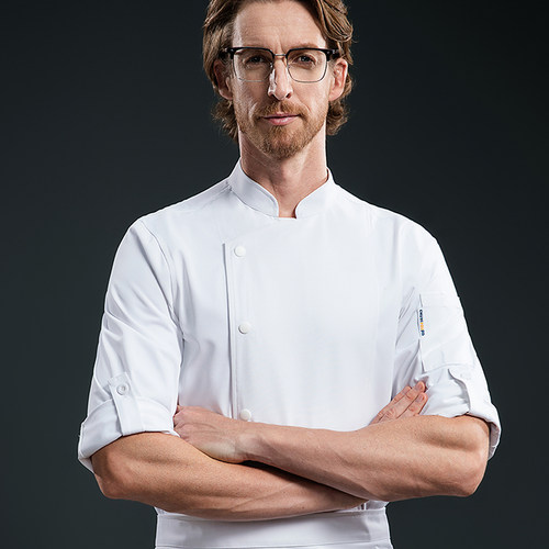 餐饮厨师工作服长袖酒店食