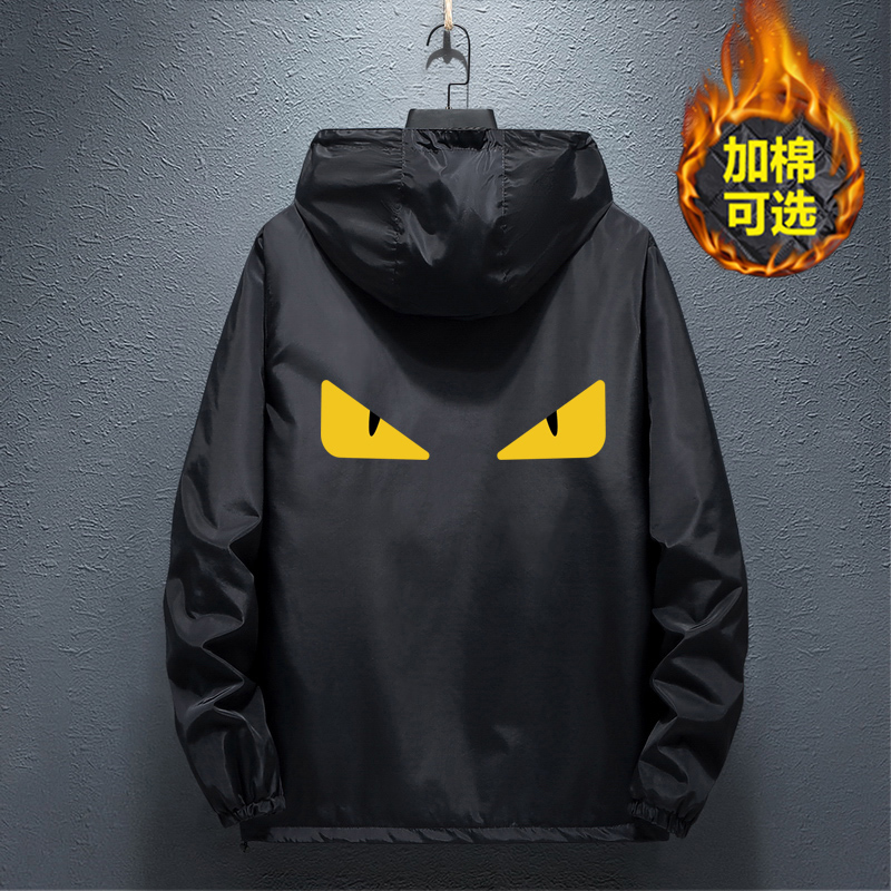 2025秋冬季潮牌学生男款大码冲锋衣棉服冬装青少年棉衣男加厚外套