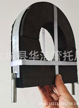 保冷木管托管道垫木抱箍木哈夫