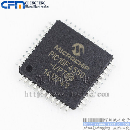 PIC18F4550-I/PT 18F4550 8位微控制器  全新原装现货 配单配套