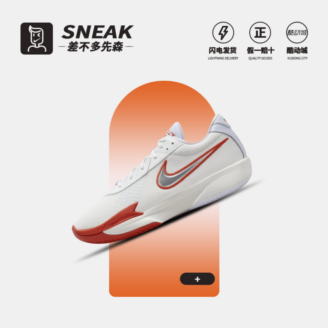Nike男耐磨低帮篮球鞋FB2598-101