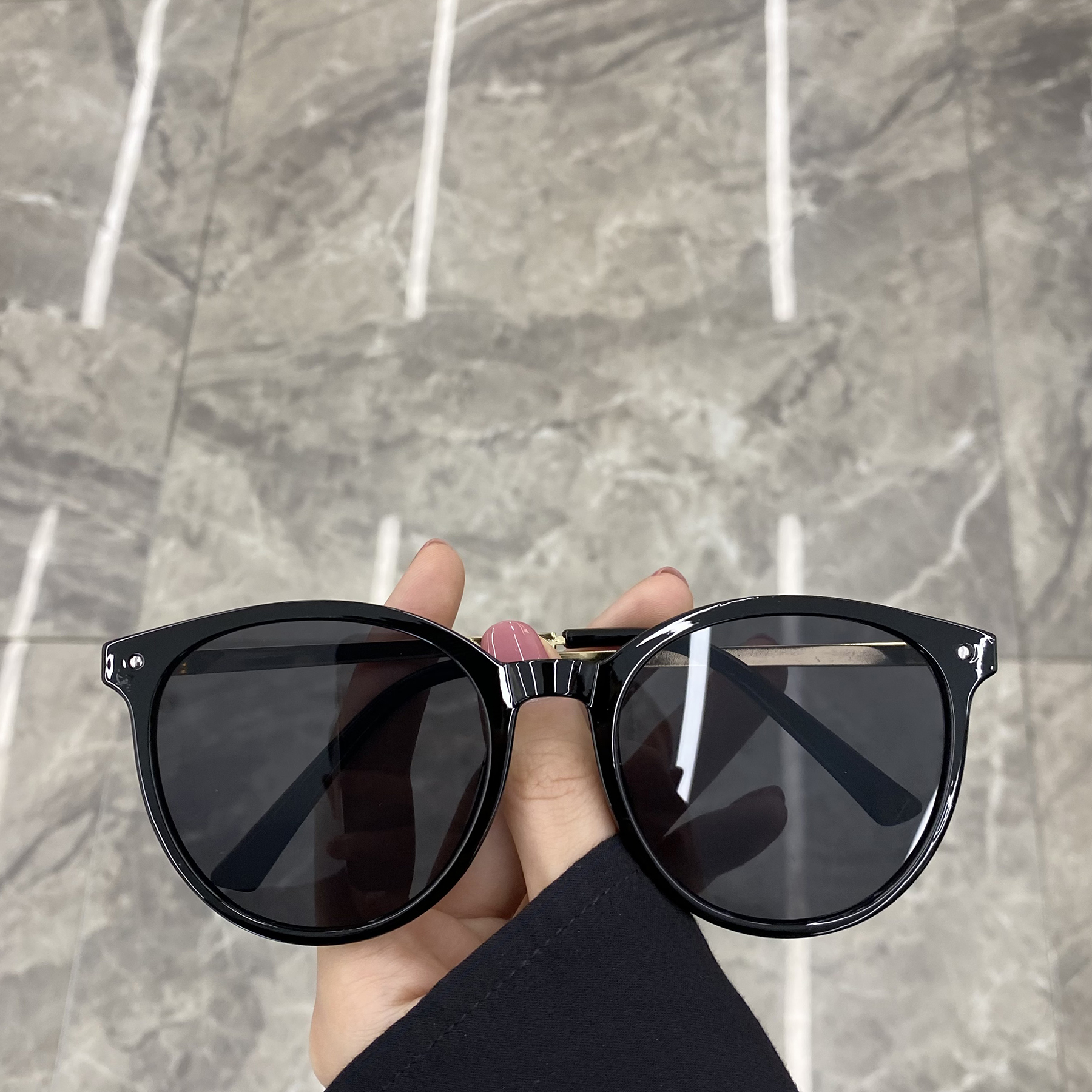 2021新款韩版复古闺蜜太阳眼镜女墨镜ins网红素颜大框茶色墨镜男