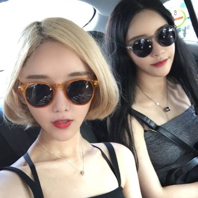 Sunglasses female tide 2018 vintage new pattern the republic of korea Europe and America Retro sunglasses Round face Sunglasses Trendsetterin the  ZIPPO/Swiss Army Knife/Glasses , Sunglasses  category - from Buy2taobao.com to provide professional Taobao agent buy service