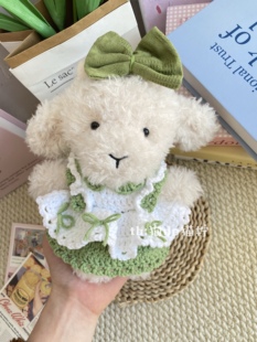 jellycat18cm山羊玩偶娃衣兰铃配色小裙子little系列穿可定制颜色