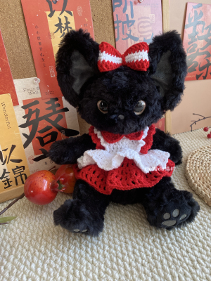 JM22cm卡奇玩偶娃衣马年新款普莱美猫咪公主裙德文玩偶新年套装