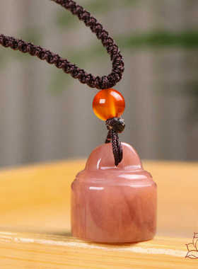 金丝玉石印章私人定刻随身圆章吊坠创意古风定制生日礼品刻字礼物