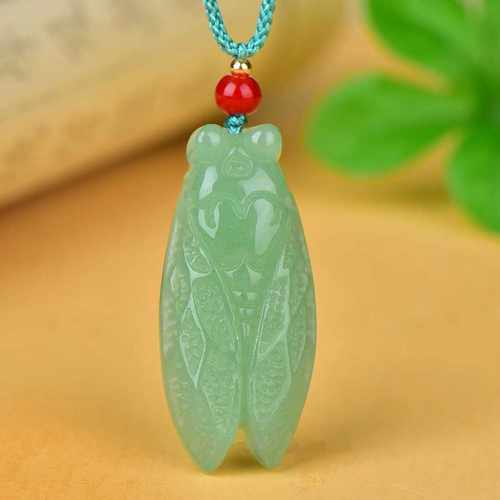 知了一鸣惊人男女款玉石吊坠