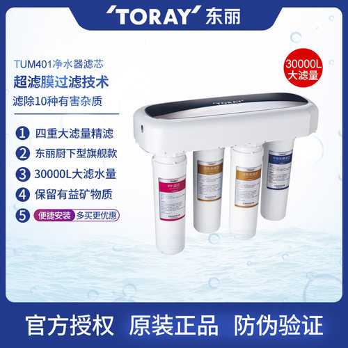 东丽台下型大容量过滤器净水器
