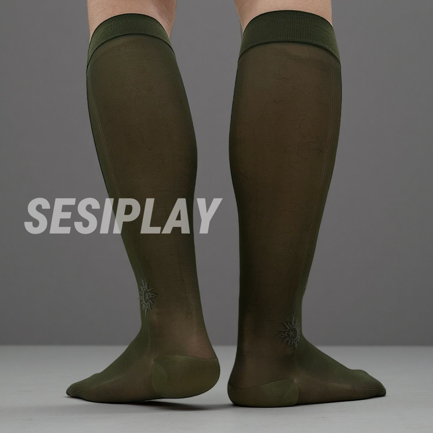 【SESIPLAY:绅刻系列·普洱绿】柔光雾面绅丝袜