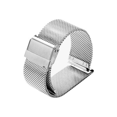 手表带钢带表链不锈钢表带男代用dw钢带dw表带金属配件手表表带男