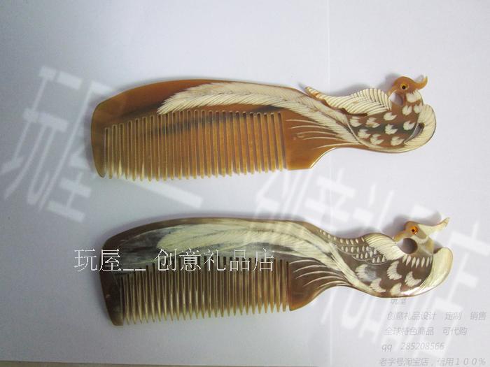 越南  正宗 生肖凤水牛角梳 百里挑一精品 爷爷奶奶 特别礼品礼物