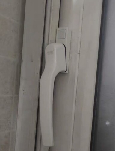 联动锁柄升级配件转动锁扣拉手门窗加厚执手锁外开塑钢把手联动