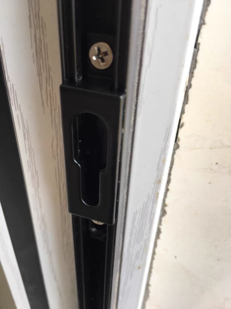 推拉门玻璃门锁片门窗辅材阳台平扣挡片配件平移门扣座钩座凸锁片