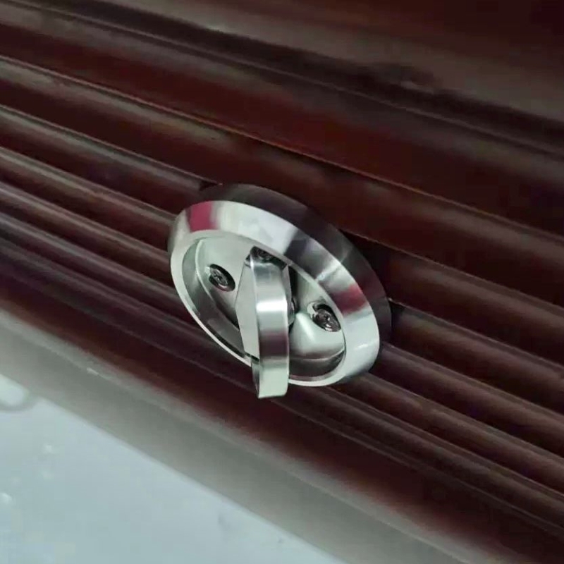 卧室内储藏室门隐藏门锁背景墙防盗锁房门锁双钩拉环锁卫生间暗锁