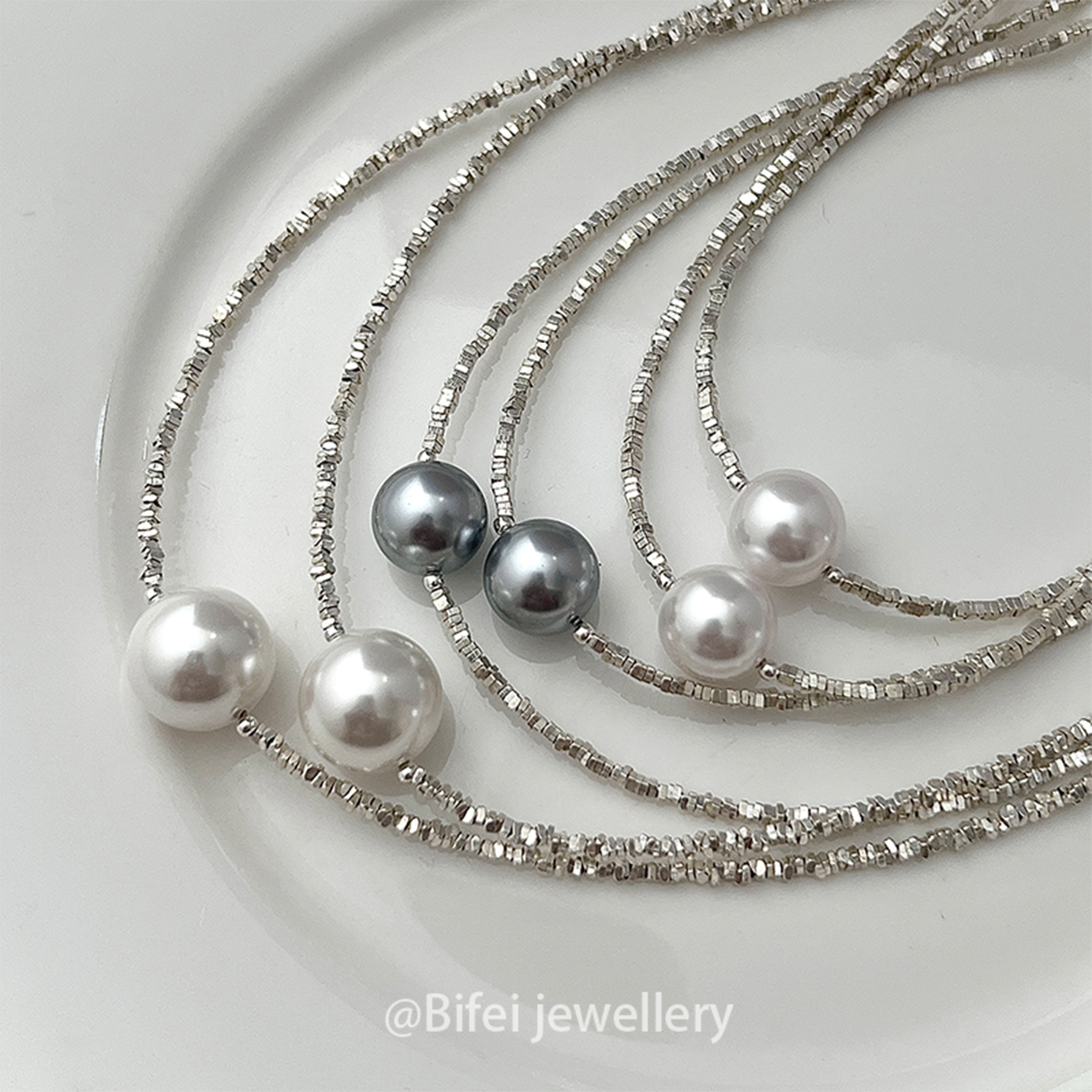 碎银子施家真多麻珍珠项链轻奢叠戴夏天毛衣锁骨链s925纯银颈链女,饰品/流行首饰/时尚饰品新,银饰项链,淘宝优惠券,粉丝福利购,淘宝优惠卷