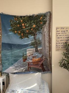 地中海意大利阿马尔菲小镇 Amalfi Coast 柠檬树风景挂毯